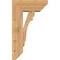 Ekena Millwork Olympic Slat Smooth Bracket w/ Offset Brace, Western Red Cedar, 7 1/2"W x 18"D x 30"H BKT0806X18X30OLY06SWR - alternate 4